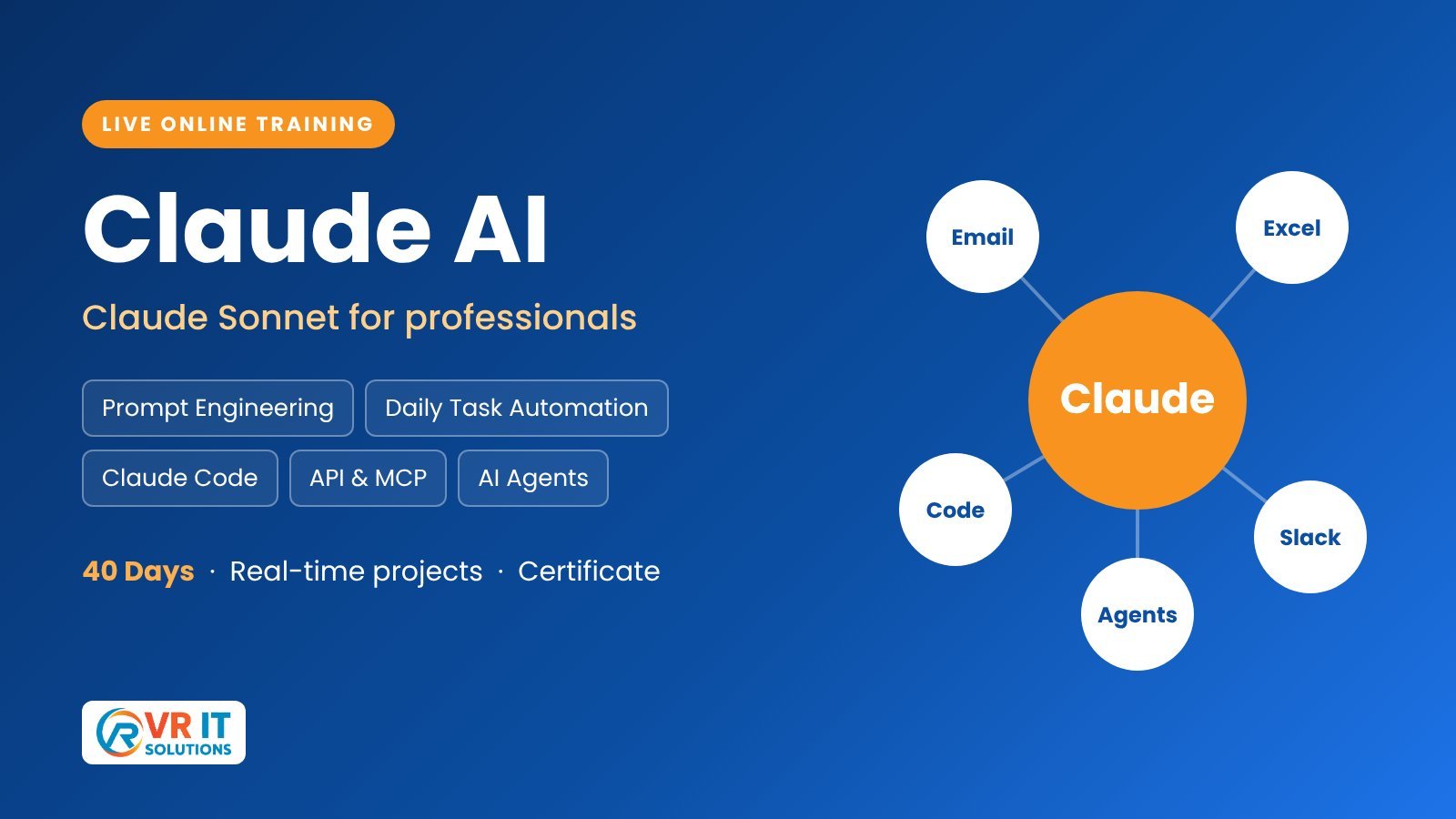 Claude AI Online Training in Hyderabad - VR IT Solutions
