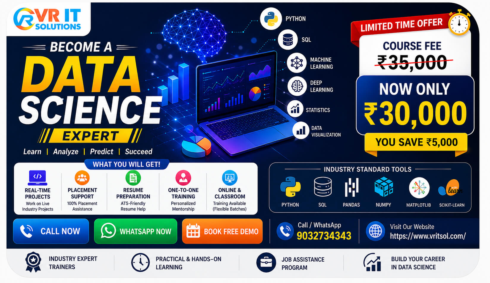 Data Science Training in Hyderabad — VR IT Solutions Ameerpet