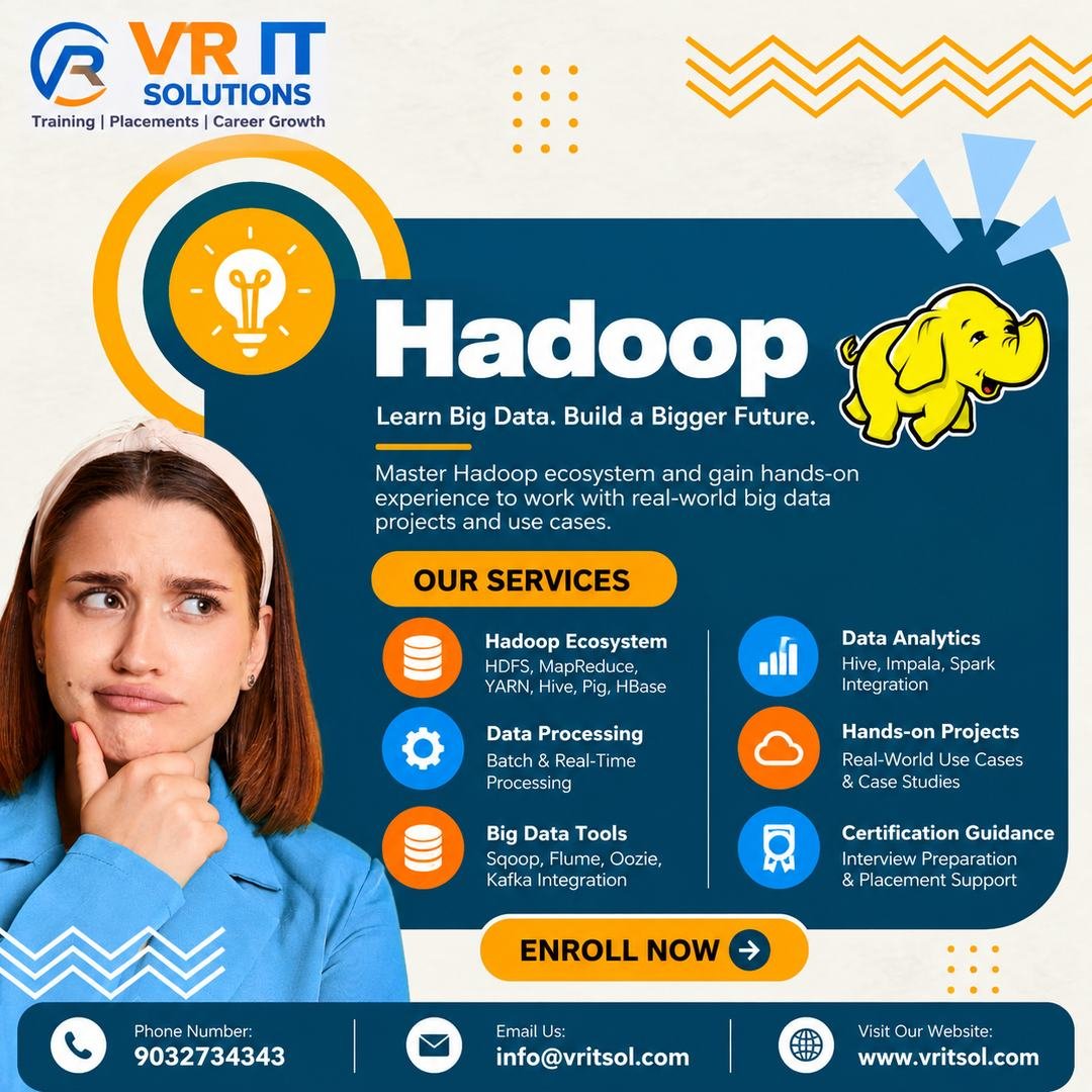 Hadoop Training in Hyderabad — VR IT Solutions Ameerpet
