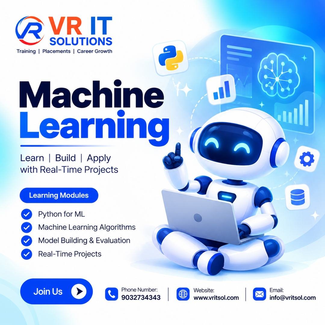 Machine Learning With Python Training in Hyderabad — VR IT Solutions Ameerpet