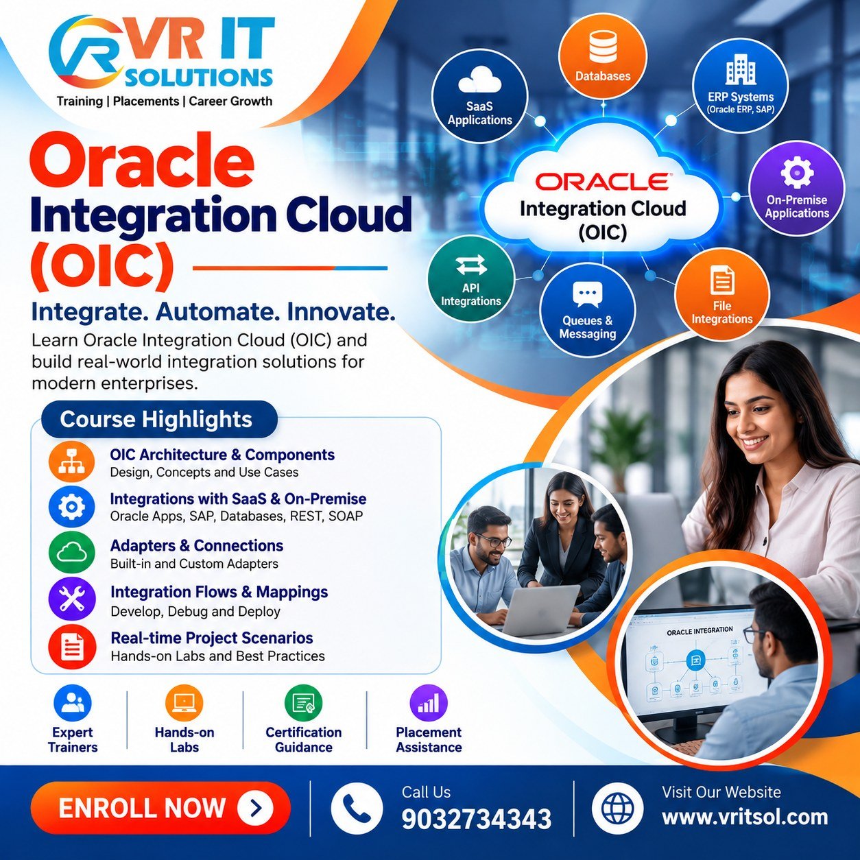 Oracle Integration Cloud OIC Training in Hyderabad - VR IT Solutions Ameerpet