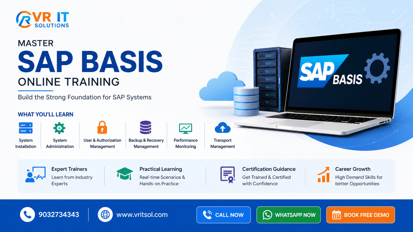 SAP Basis Training in Hyderabad — VR IT Solutions Ameerpet