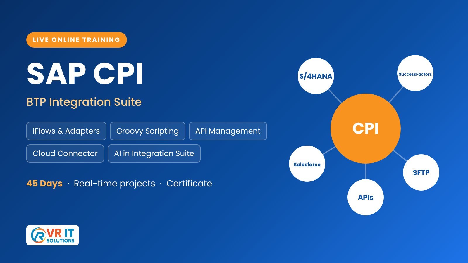 SAP CPI Online Training in Hyderabad - VR IT Solutions