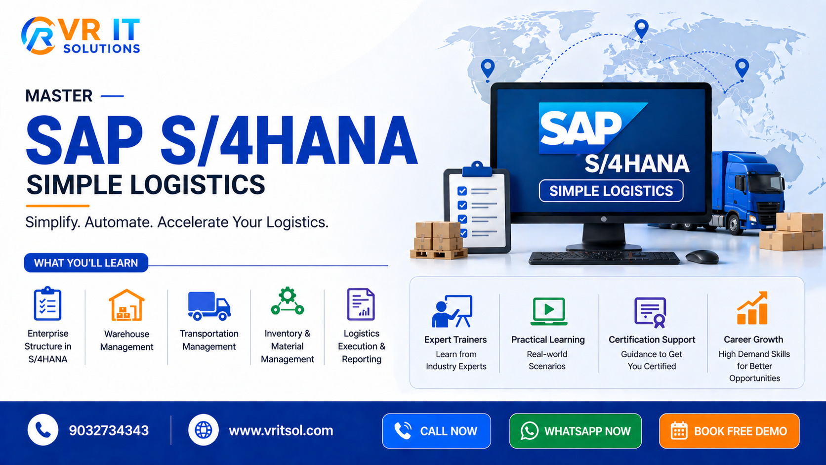 SAP S/4HANA Simple Logistics Training in Hyderabad — VR IT Solutions Ameerpet