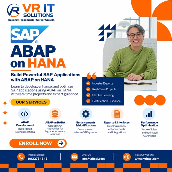 SAP ABAP on HANA Training in Hyderabad