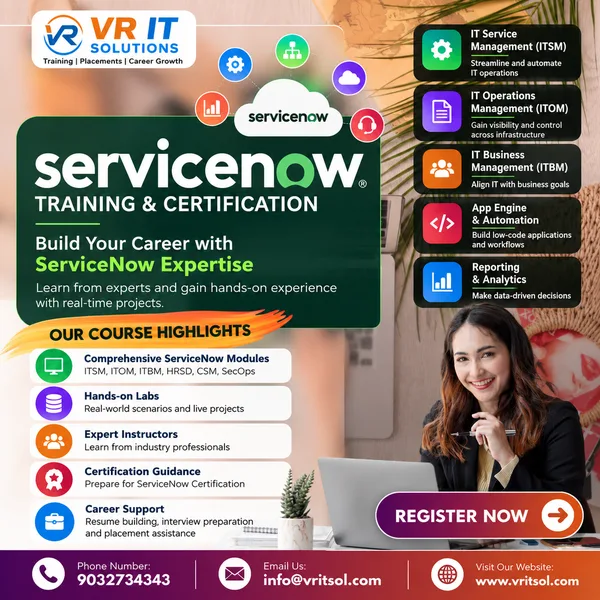 Servicenow Training in Hyderabad