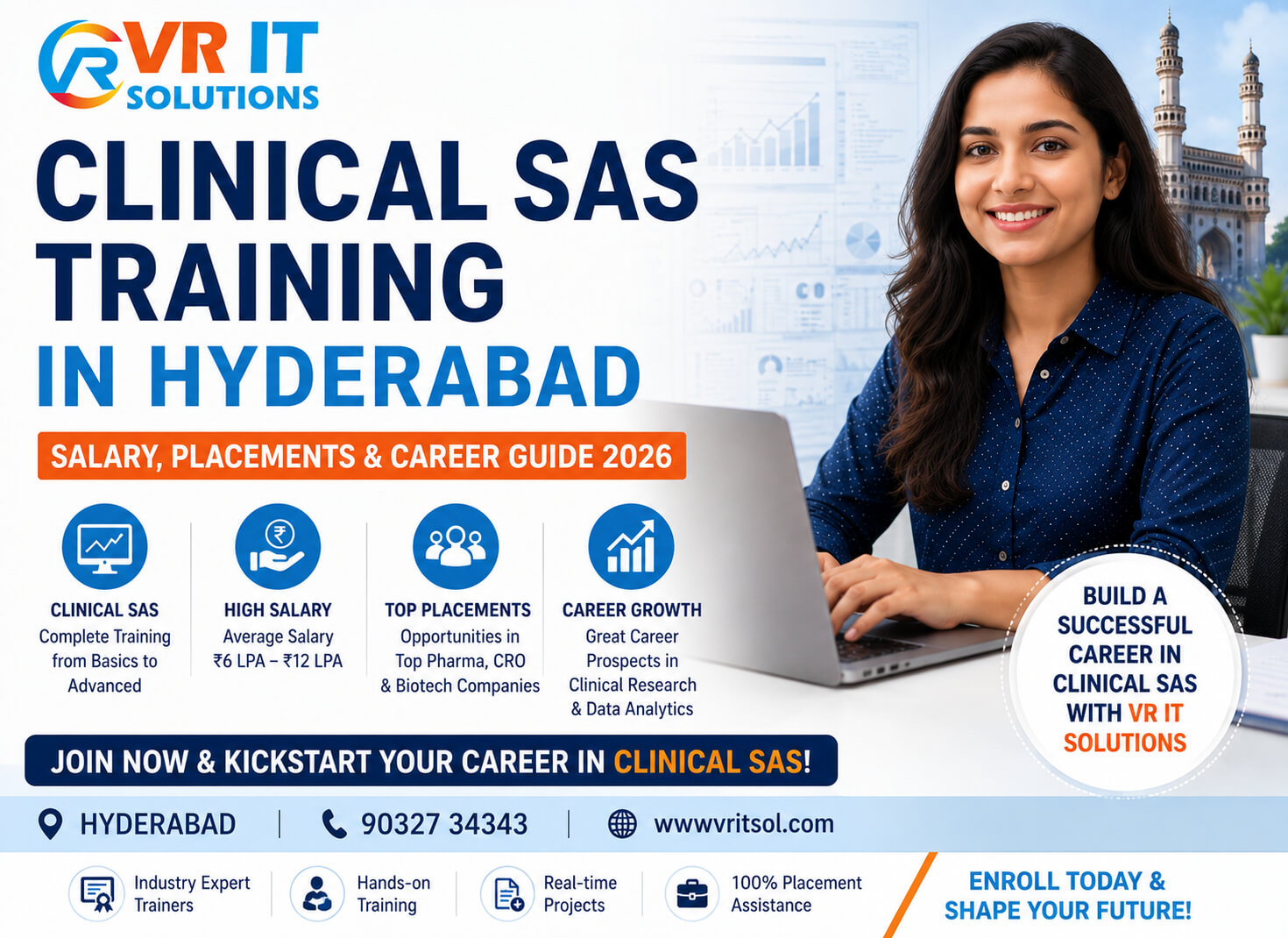 Clinical SAS Training in Hyderabad – Salary, Placements & Career Guide 2026
