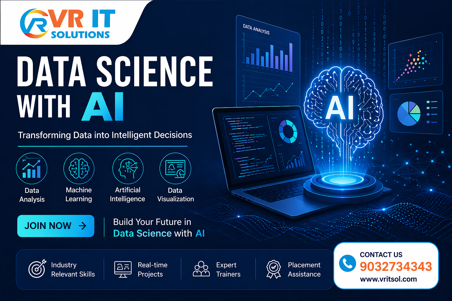 Best Data Science with AI Course for Beginners & Professionals