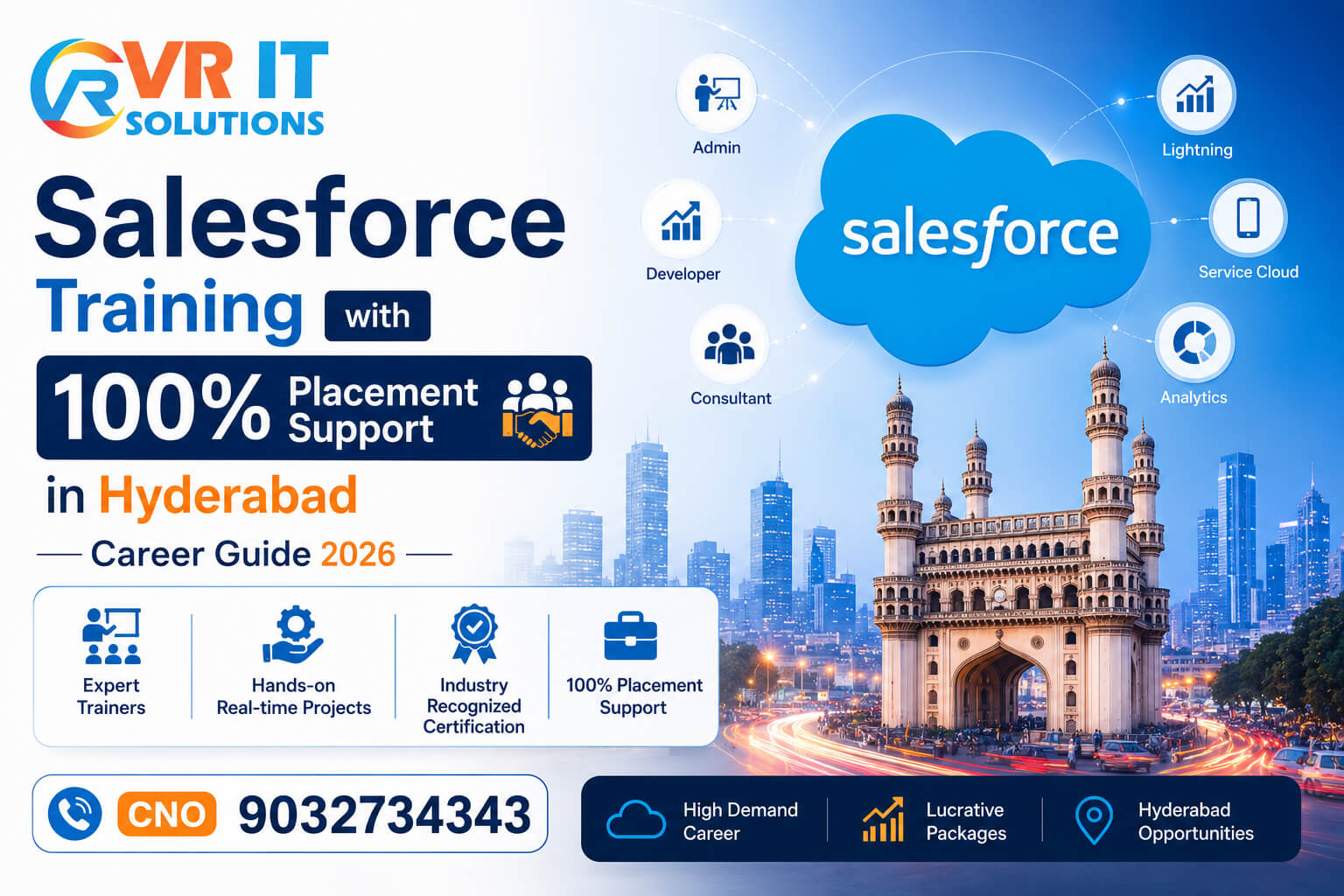 Salesforce Training with 100% Placement Support in Hyderabad — Career Guide 2026